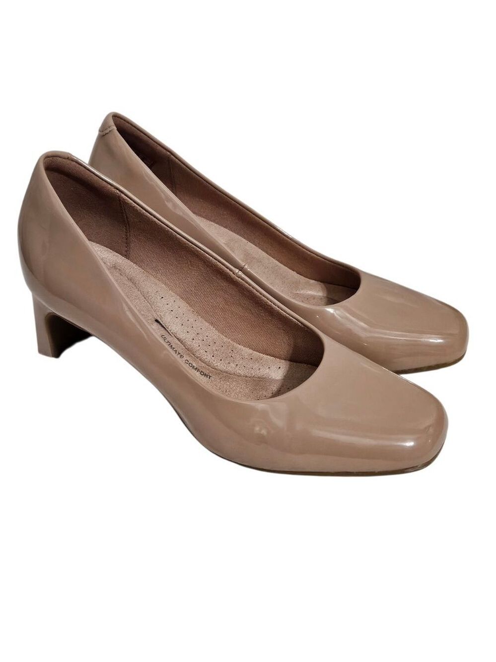 CLARK'S COLLECTION Women's Warm Beige Pump Shoes Sz 6 M